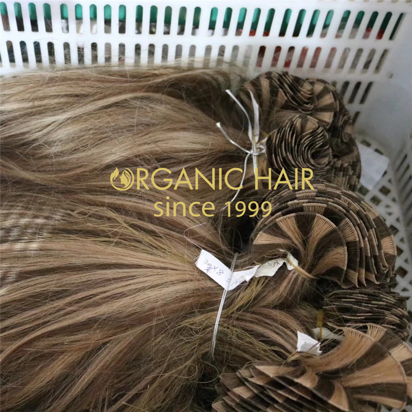 Wholesale hair bulk hand tied wefts with best qulaity,affordable price A213